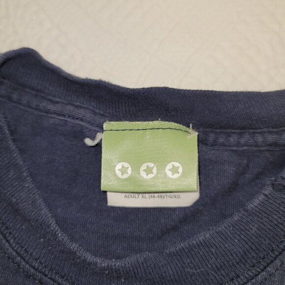 590. Short Sleeve T-Shirt Blue Sz XL - Picture 6 of 8